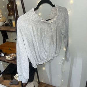 GARAGE Ruffled Off the Shoulder Top M